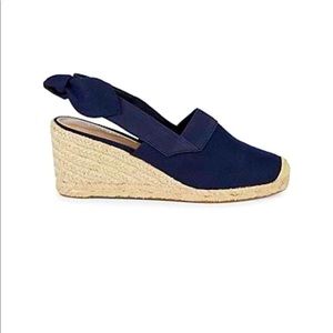 Unworn Size 8.5 Ralph Lauren Espadrille Wedges